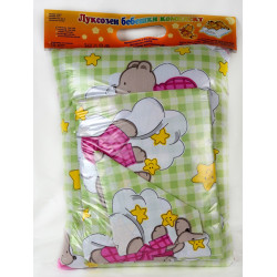 Бебешко спално бельо Ранфорс  - Мече 